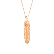 Macaw Feather Pink Gold